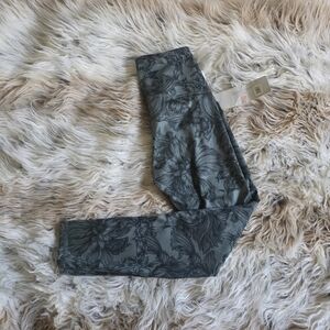 Sweaty Betty Gray Floral Leggings